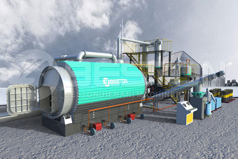 Tire Pyrolysis Machine