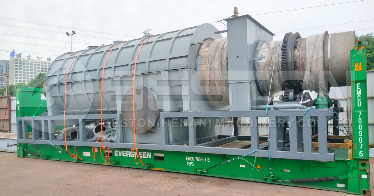 Shipment of Beston Palm Kernel Shell Charcoal Making Machine